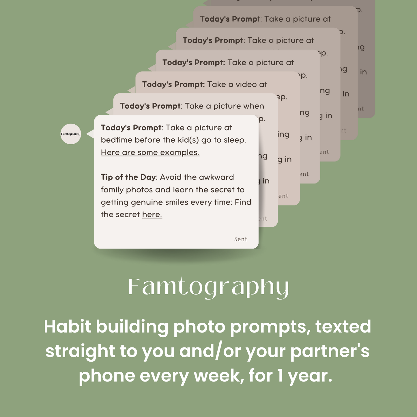 52 Famtography E-mail Prompts & Mastering the Art of Mobile Family Photography Bundle for Partners (UK Residents)