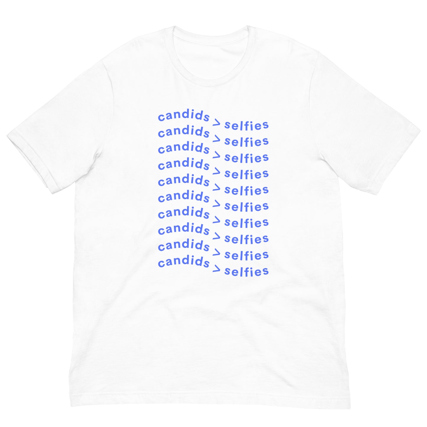 Candids > Selfie (Unisex t-shirt)